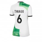 Günstige Fußballtrikots Liverpool Thiago 6 Frauens Auswärtstrikot 2023-24 Kurzarm